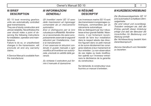 operating manual - manuale d'uso - betriebsanleitung ... - Nethouse