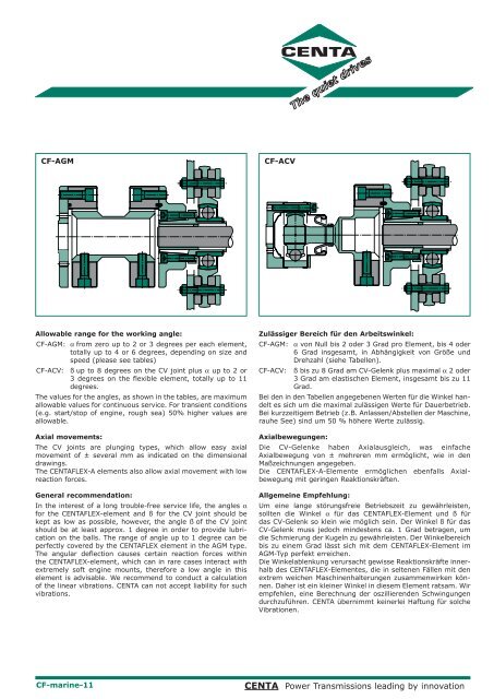 CENTA®-Marine - HAINZL Industriesysteme GmbH