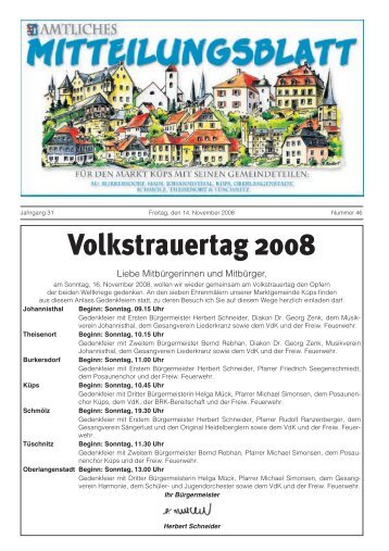 Ausgabe Nr. 46 / 2008 - Markt Küps