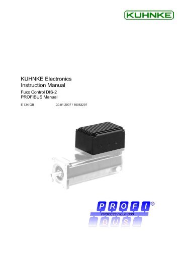 Ventura Fuxx Control DIS-2 PROFIBUS Instruction Manual - Kuhnke