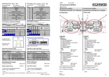 DriveControl 683EC - Kuhnke