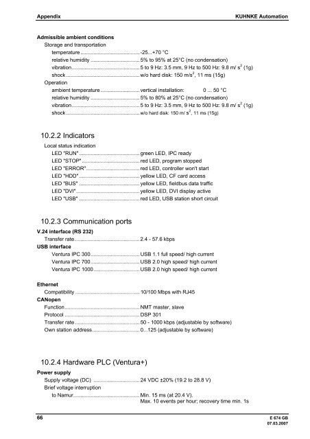 Ventura IPC Instruction  Manual pdf - Kuhnke