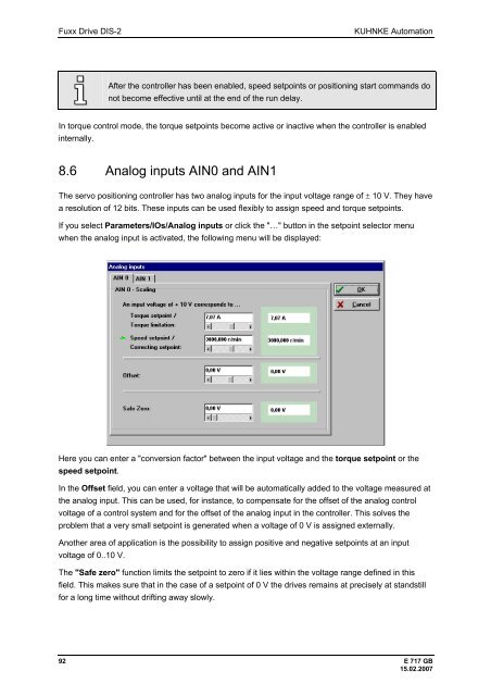 Ventura Fuxx Drive DIS-2 Instruction Manual pdf - Kuhnke