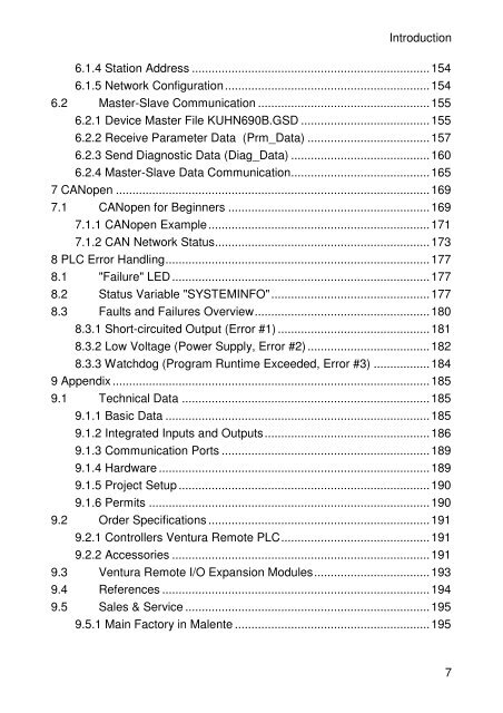 Kuhnke Electronics Instruction Manual