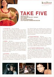 TAKE FIVE - Kulturgemeinschaft Stuttgart e.V.