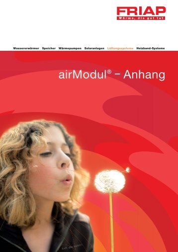 airModul® – Anhang - Friap AG