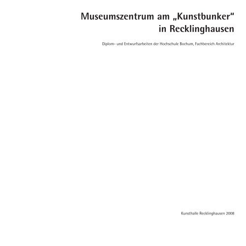 Katalog als pdf - Kunsthalle Recklinghausen