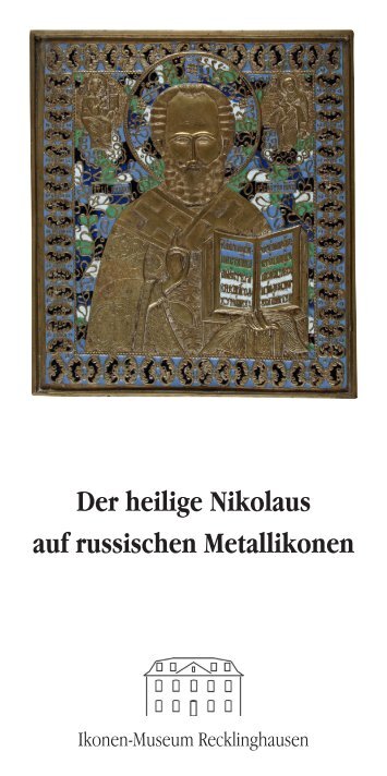 Der heilige Nikolaus auf russischen Metallikonen