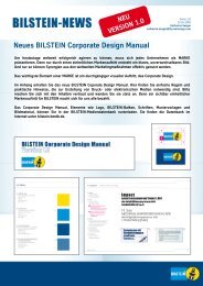 Neues BILSTEIN Corporate Design  Manual