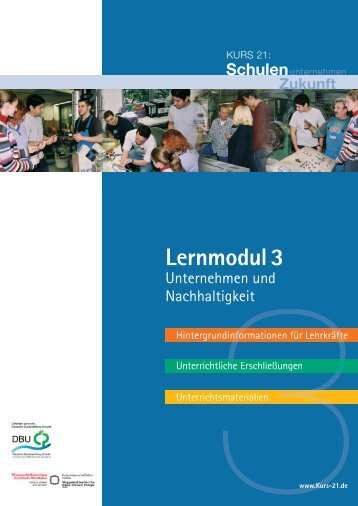 Informationen zu Lernmodul 3 - Kurs 21