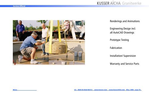 pdf - Kusser Diversity, Quality & Services - KUSSER Granitwerke