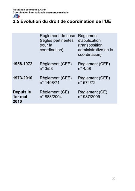 Brochure: les effets de l'Accord sur la - Gemeinsame Einrichtung KVG