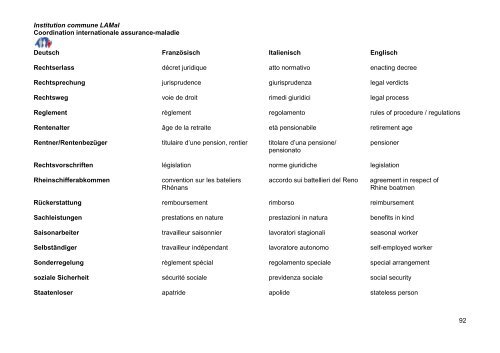 Brochure: les effets de l'Accord sur la - Gemeinsame Einrichtung KVG