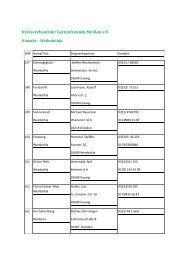 Kreisverband der Gartenfreunde Meißen e.V.