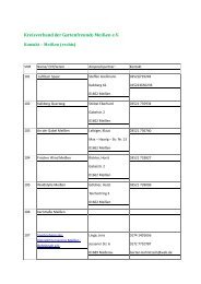 Kreisverband der Gartenfreunde Meißen e.V.