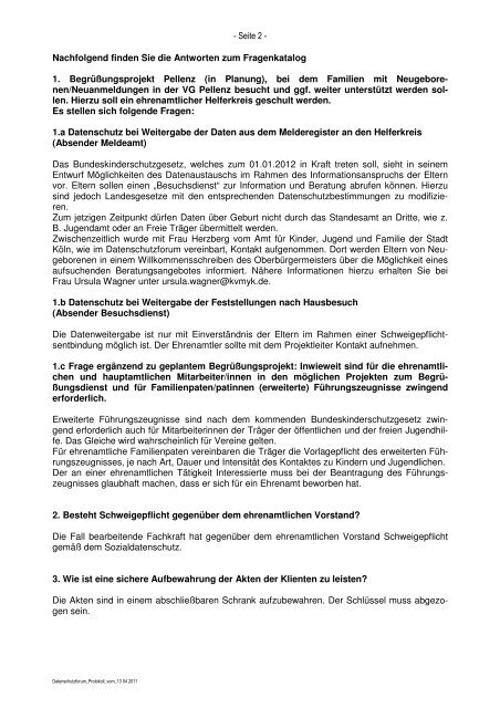 Datenschutzforum - Protokoll vom 13.04.2011.pdf - Kreisverwaltung ...