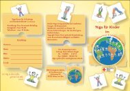 Flyer Yoga für Kinder - DRK-Kreisverband Recklinghausen