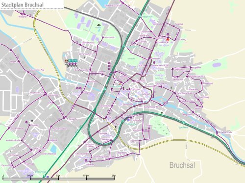 Stadt Bruchsal - KVV - Karlsruher Verkehrsverbund