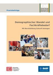 Demographischer Wandel und Fachkräftebedarf - Kuratorium der ...