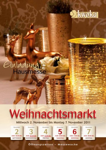 Weihnachtsmarkt - Kwoka Floristik Handels GmbH