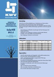 1077-KWV Produktblatt SolarVill_D.indd - KWV Kabelwerke ...