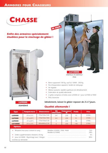 ARMOIRES INOX GN 2/1 - Froid 2000