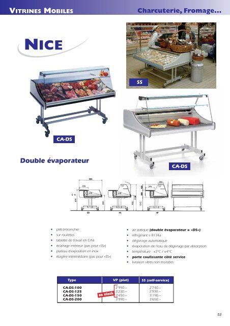 ARMOIRES INOX GN 2/1 - Froid 2000