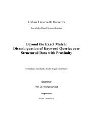 Beyond the Exact Match: Disambiguation of Keyword Queries over ...