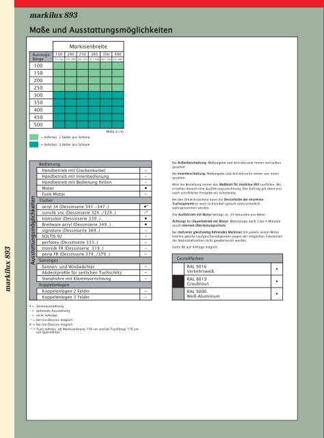 Fenstermarkisen (PDF) - Labatzki GmbH