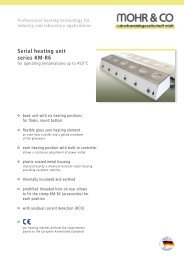 Serial heating unit series KM-R6