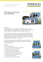 Elektronischer Laborregler Serie KM-RX1000