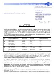 Fettstoffwechseldiagnostik (Teil 1) - Labor Schubach