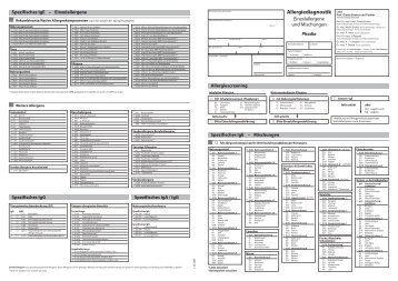 Allergiediagnostik - Labor Enders & Partner