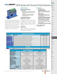 GFS Series AC Ground Fault Sensors - AutomationDirect.com