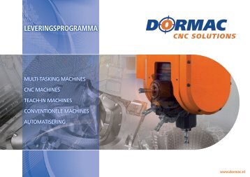 leveringsprogramma leveringsprogramma - Dormac CNC Solutions