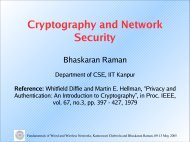 Cryptography and Network Security - Department of Computer ...