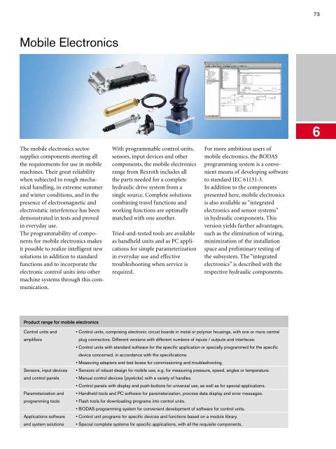 Program Information Mobile Hydraulics, Mobile ... - ERGOVIAL