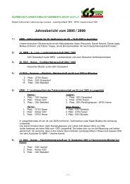 Jahresbericht 2006 von Trendel - Gehörlosen-Sportverband ...