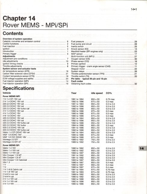 ROVER 820 1992 MK2 2.0 TURBO SPEEDO