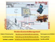 Straßenzustandsmanagement bei Boschung