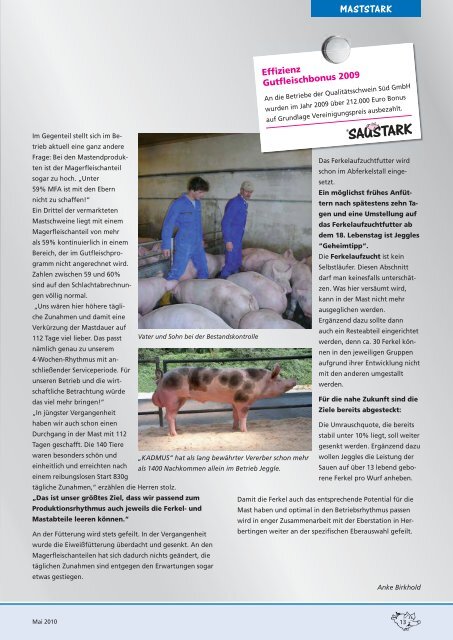 Saustark-Magazin Nr. 49 - German Genetic