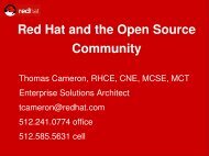 Red Hat and the Open Source Community - Red Hat People