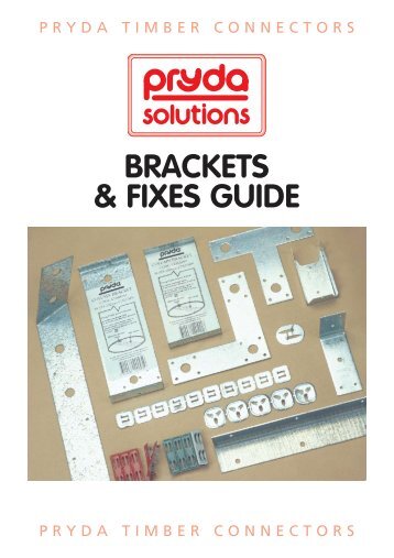PRYDA TIMBER CONNECTORS Brackets & Fixes Guide