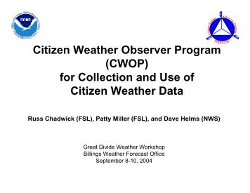 here - Citizen Weather Observer Program