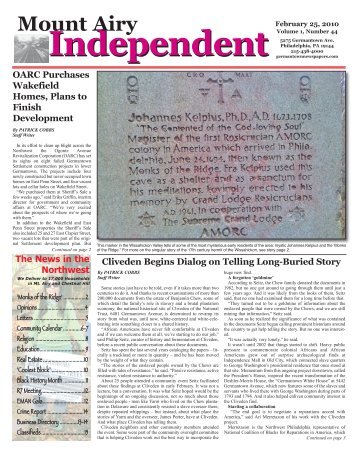 Mount Airy - Germantown Newspapers