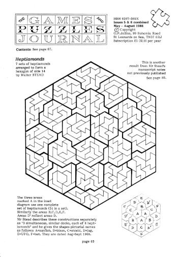 The Games and Puzzles Journal, #5+6 - Mayhematics