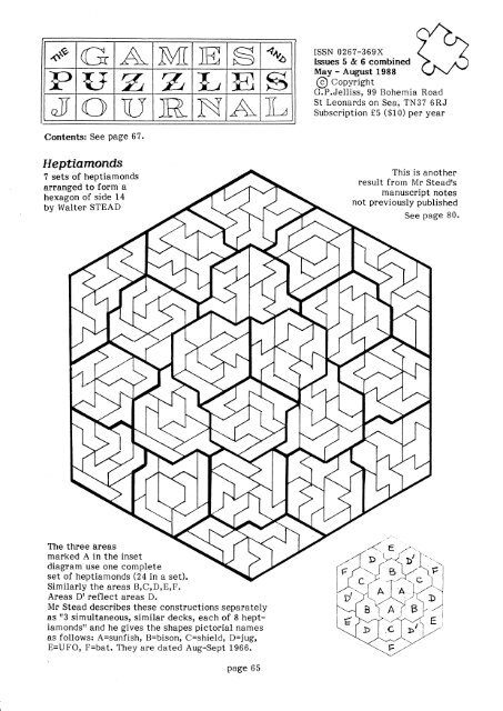 The Games and Puzzles Journal, #5+6 - Mayhematics