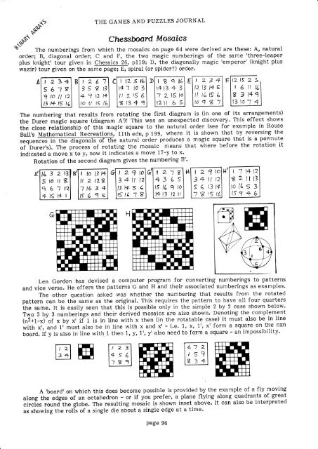 The Games and Puzzles Journal, #5+6 - Mayhematics