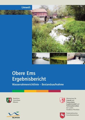 Obere Ems Ergebnisbericht - Flussgebiete in NRW