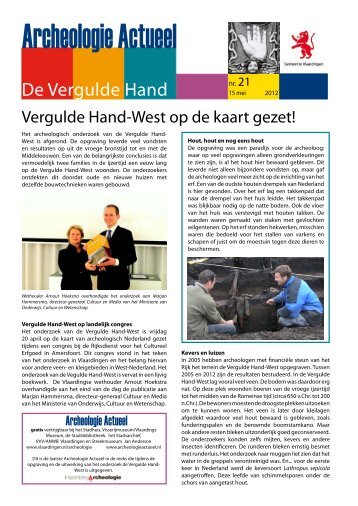 Bewoning in de Vergulde Hand-West - Archeologie Actueel